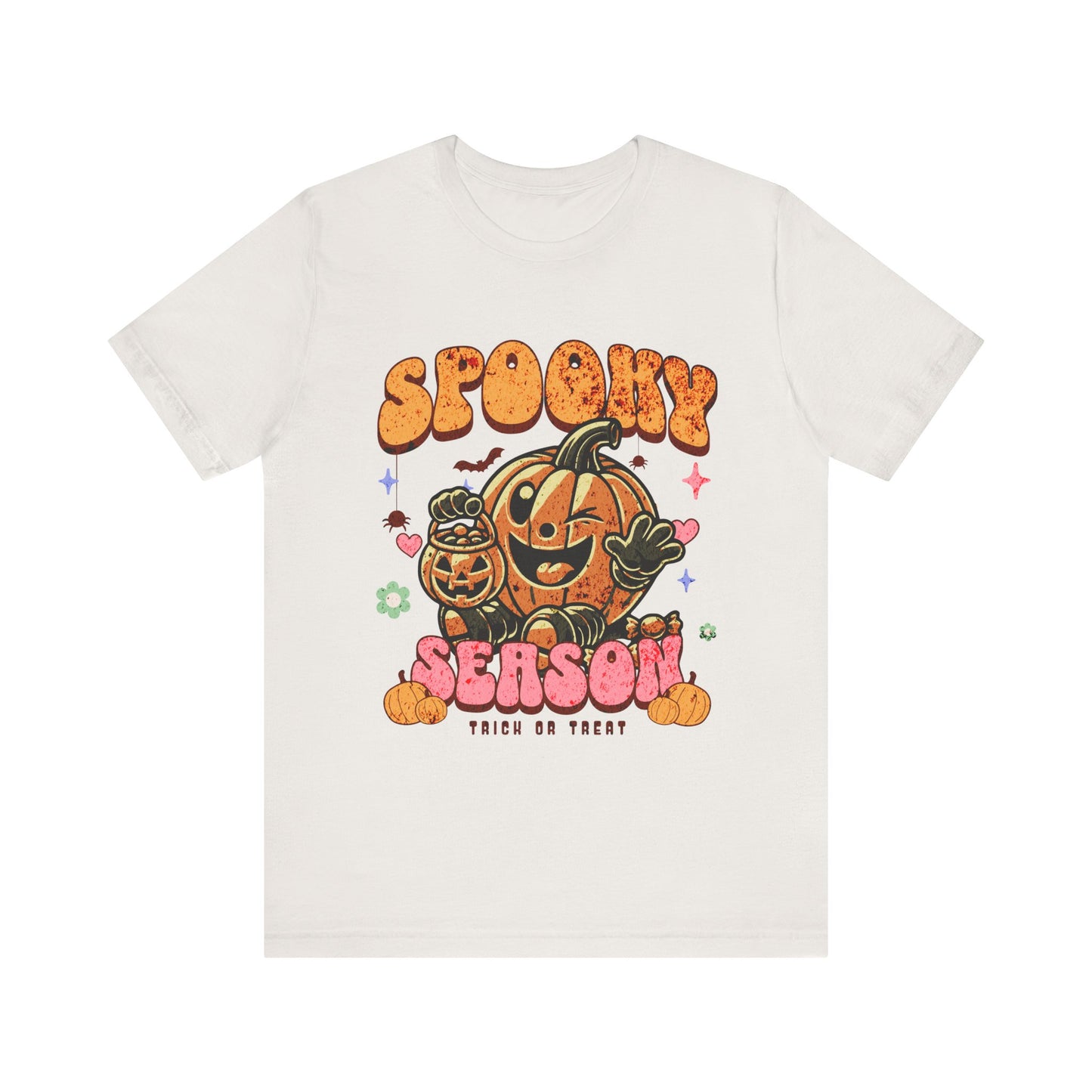 Spooky Season Tshirt, Halloween Pumpkin Tee, Trick or Treat Shirt, Retro Fall Top, halloween tshirt