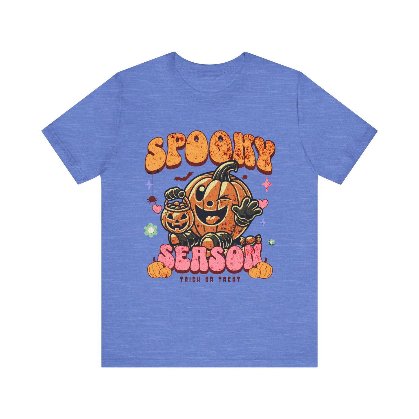 Spooky Season Tshirt, Halloween Pumpkin Tee, Trick or Treat Shirt, Retro Fall Top, halloween tshirt