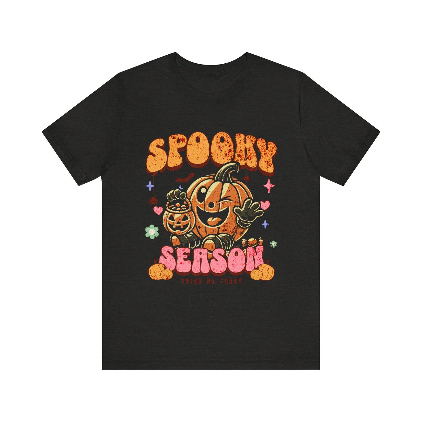 Spooky Season Tshirt, Halloween Pumpkin Tee, Trick or Treat Shirt, Retro Fall Top, halloween tshirt