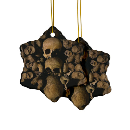 Catacomb Skull Ceramic Ornaments (1pc, 3pcs, 5pcs, 10pcs)