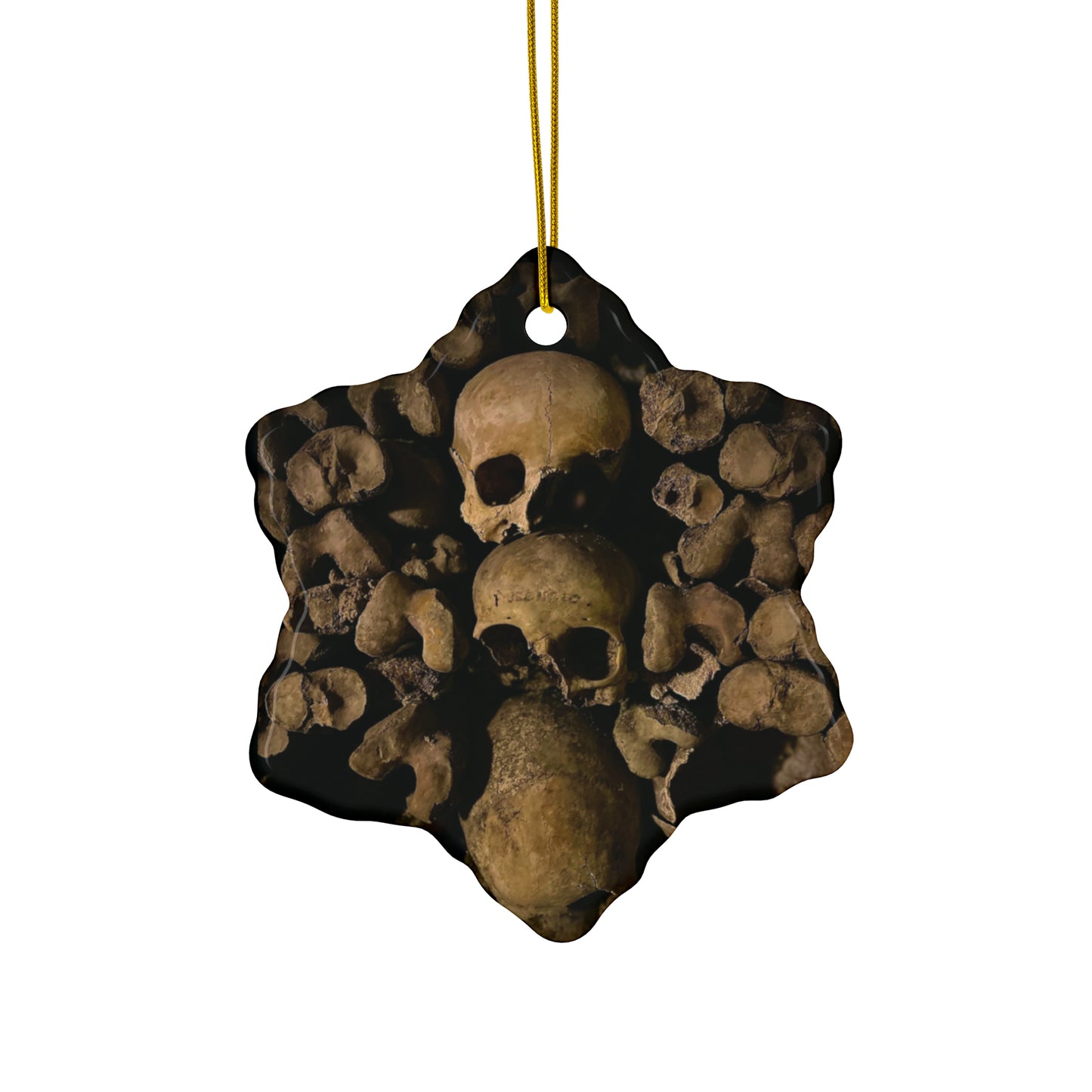 Catacomb Skull Ceramic Ornaments (1pc, 3pcs, 5pcs, 10pcs)